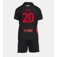 Dětský fotbalový dres Barcelona Dani Olmo #20 2024-25 Venkovní Krátký Rukáv (+ trenýrky)